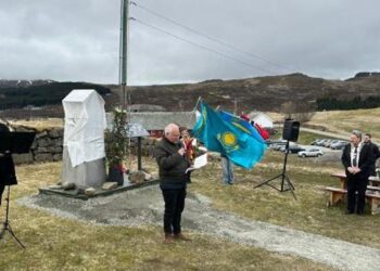 НОРВЕГИЯДА ҚАЗАҚСТАНДЫҚ ЖАУЫНГЕРГЕ АРНАЛҒАН МЕМОРИАЛ АШЫЛДЫ