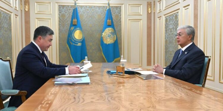 ТОҚАЕВ ҰЛТТЫҚ БАНК ТӨРАҒАСЫ ТИМУР СҮЛЕЙМЕНОВТІ ҚАБЫЛДАДЫ