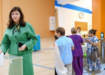 МИНИСТРЛЕР МЕН ӘКІМДЕР ҚҰРЫЛТАЙ САЙЛАУЫНДА ДАУЫС БЕРДІ