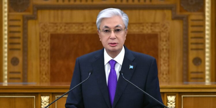 МЕМЛЕКЕТ БАСШЫСЫ ҚҰРЫЛТАЙДЫҢ БІРІНШІ СЕССИЯСЫНЫҢ АШЫЛУЫНА ҚАТЫСТЫ